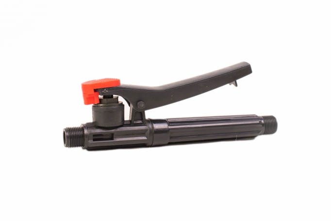 Gradinarit - Maner pentru lance cu buton ROSU