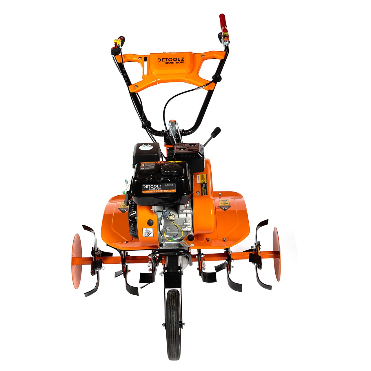 Motocultor Detoolz 8cp 212cc, benzina 4T, 3 viteze, pornire manuala - imagine 3