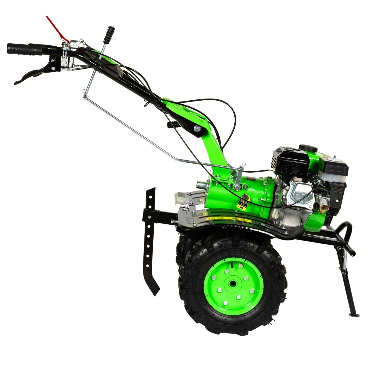 Motocultor Micul Fermier, 8.5CP, 212cc, motor pe benzina 4 timpi, 3 trepte de viteza, pornire manuala, cu roti [4]