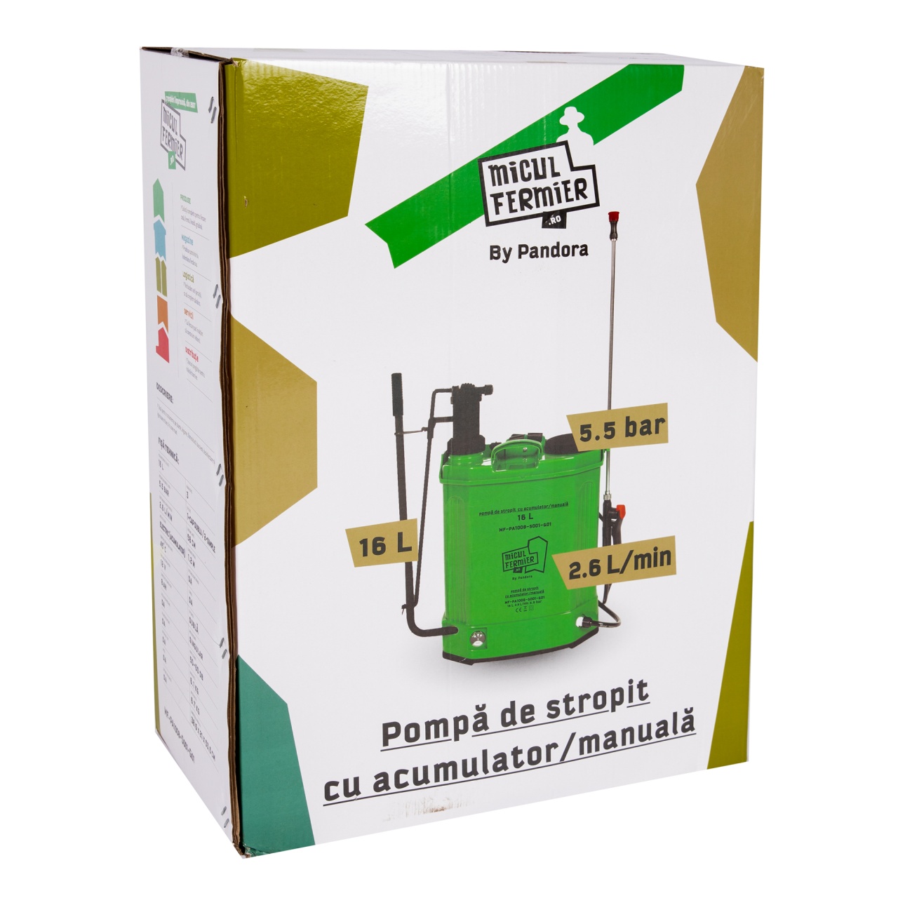 Pompa de stropit 2 in 1 ( acumulator si manuala), MF, Pandora 16L [3]