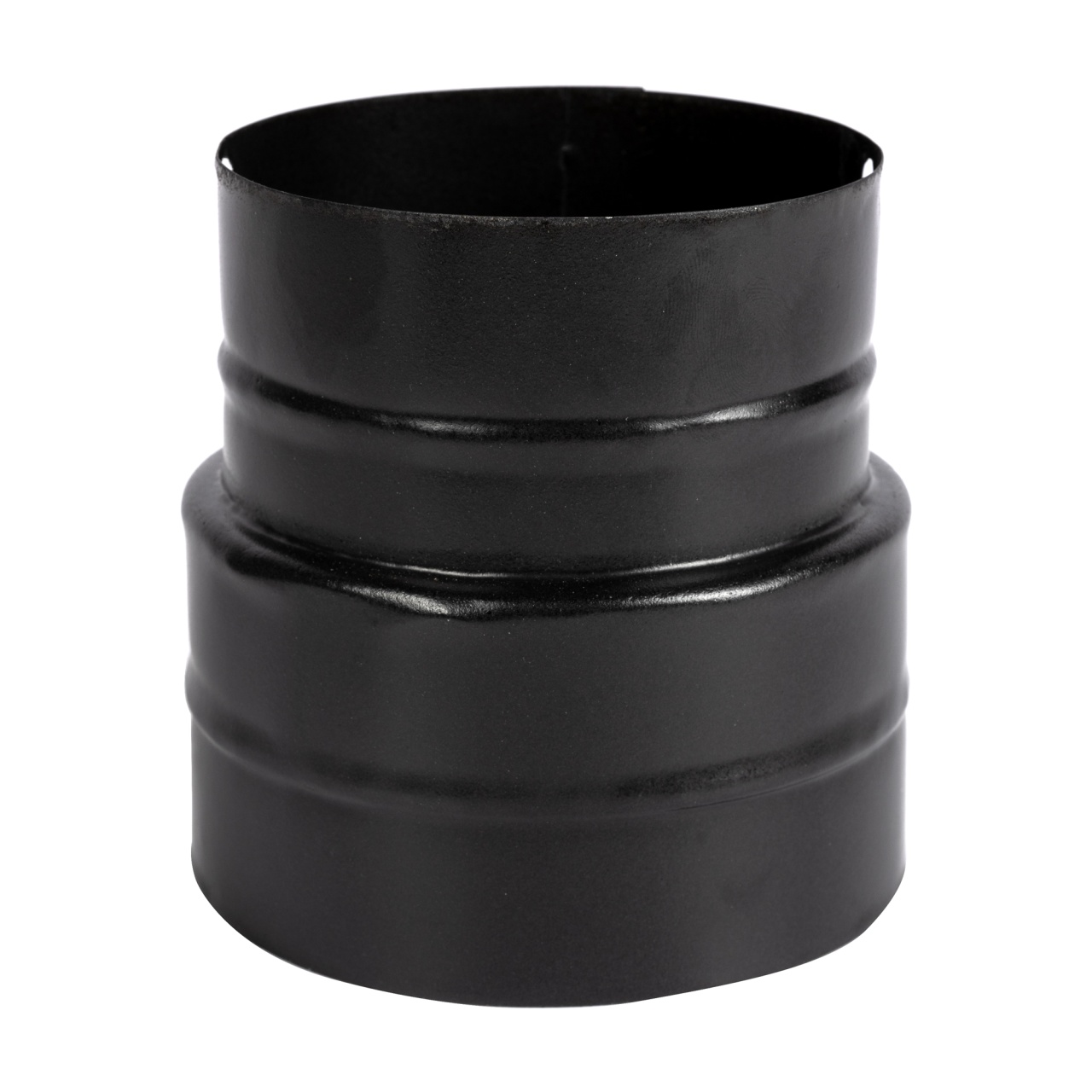 Incalzire pe lemne - Reductie burlan pentru soba, 120mm, ø130mm, Gri Mat