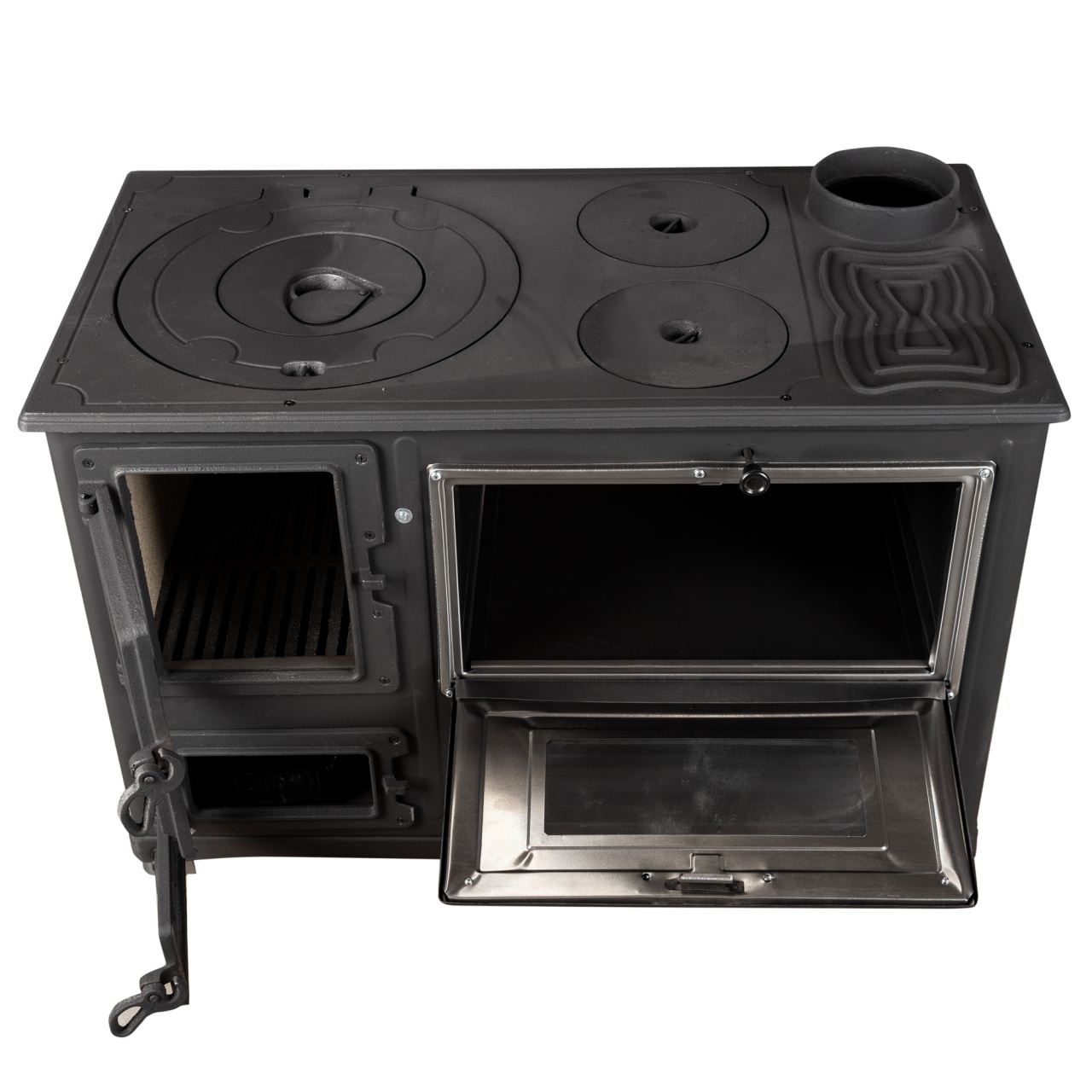Soba pe lemne 6.7kW Fantazia Lux, cos dreapta - imagine 3