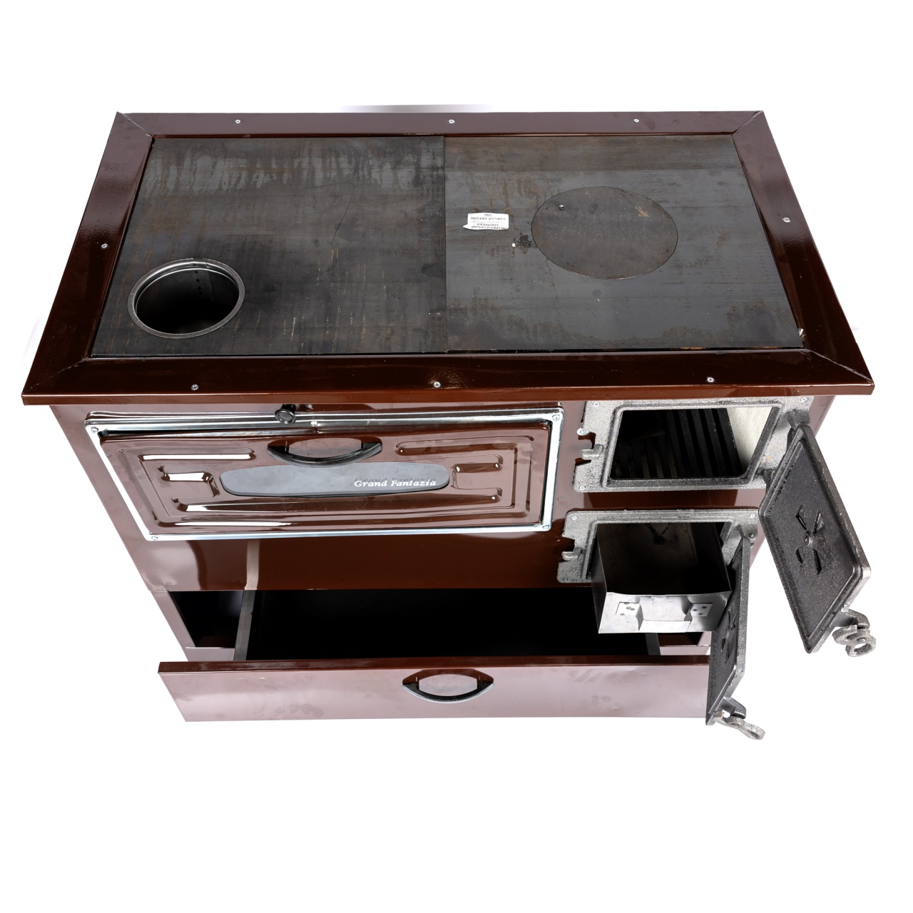 Soba pe lemne 9kW Grand Fantazia, cos stanga - imagine 3
