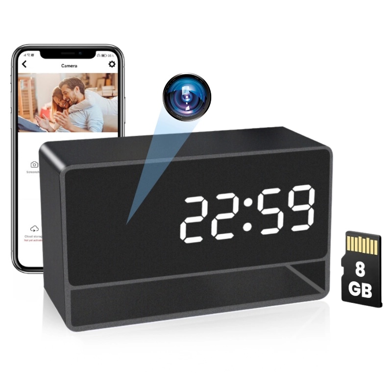 iUni Camera Spion in ceas IP27 Mini, 8GB, Wi-Fi, Vizualizare 4K, Night Vision, Senzor de miscare