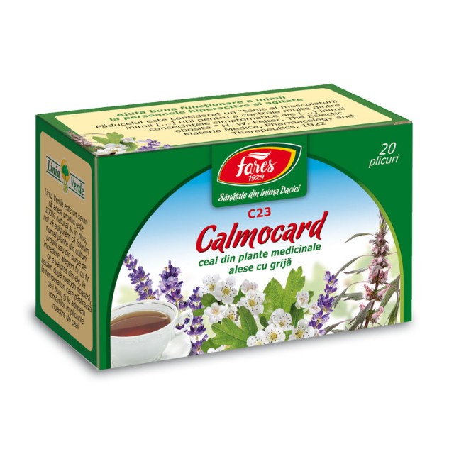 Ceai Calmocard C23- 20 pl Fares