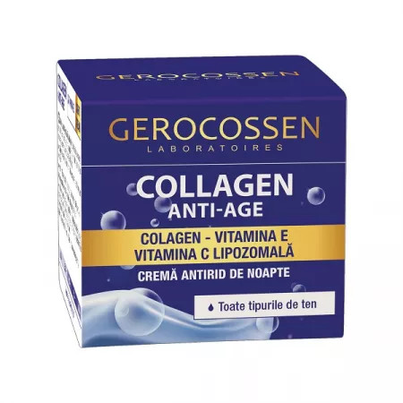 Crema antirid de noapte Collagen Anti-Age - 50 ml