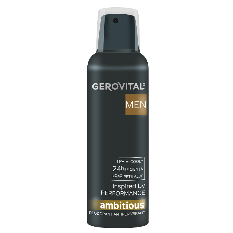 Gerovital Men Deodorant Antiperspirant Ambitious - 150 ml