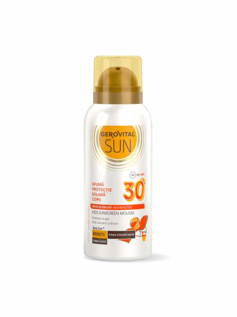 Gerovital Sun Spuma Protectie Solara Copii SPF 30 - 100 ml