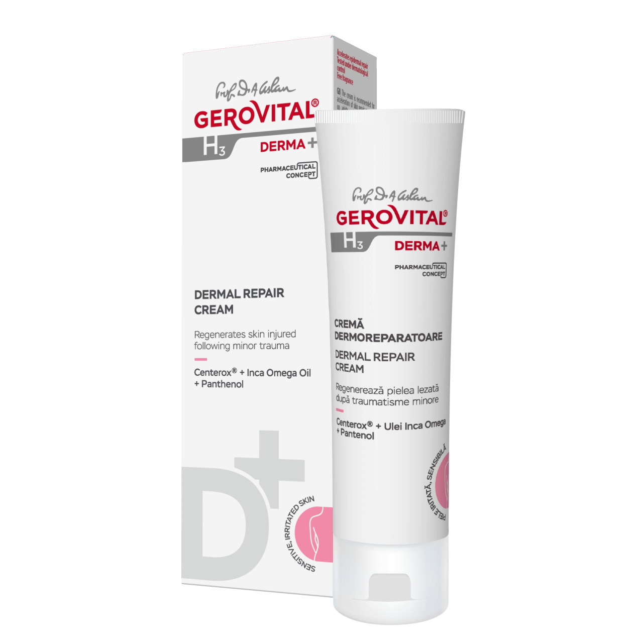 GH3 Derma+ Crema Dermoreparatoare - 50 ml