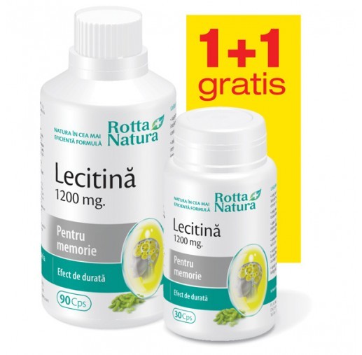 Lecitina 1200 mg - 90 cps + 30 cps Gratis