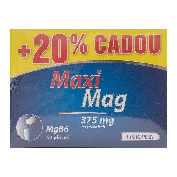 Maximag - 60 plicuri 20% Cadou