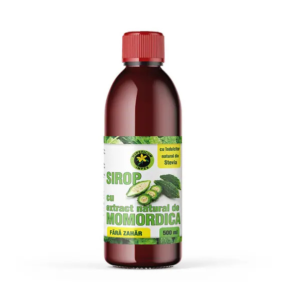 Sirop Momordica cu indulcitor natural din Stevia Rebaudiana - 500 ml