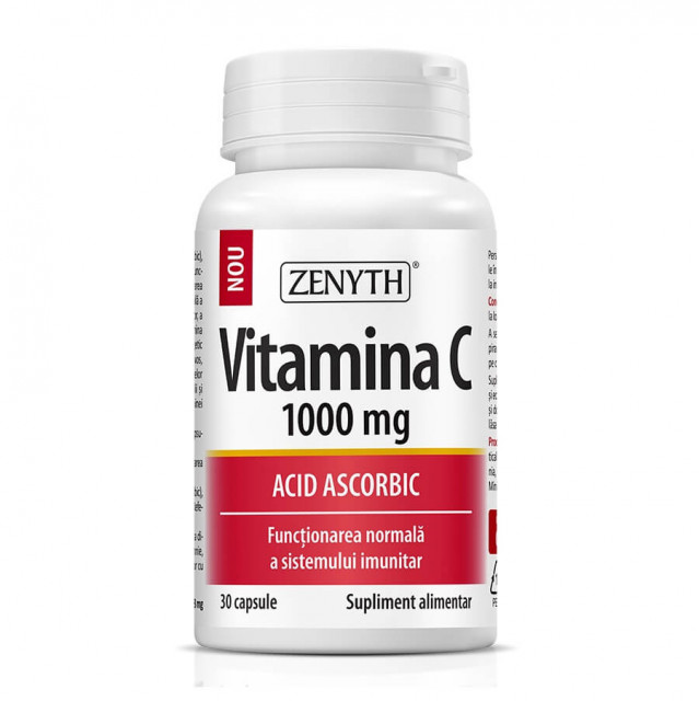 Vitamina C 1000 mg Acid ascorbic - 30 cps
