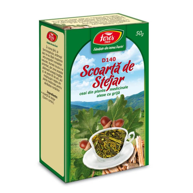 Ceai Stejar - Scoarta D140 - 50 gr Fares