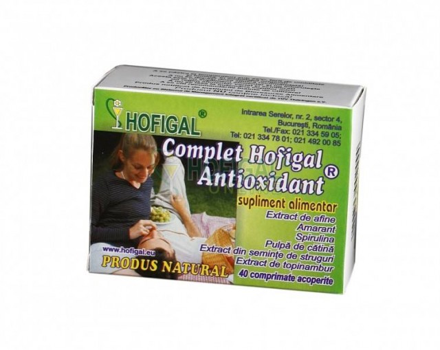 Complet Antioxidant 40 cpr Hofigal