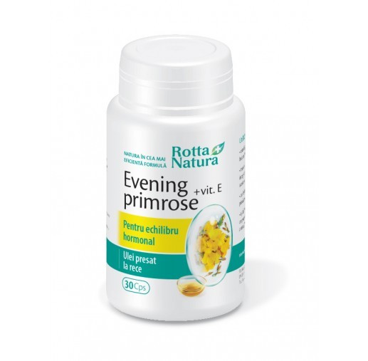 Evening Primrose + Vitamina E - 30 cps