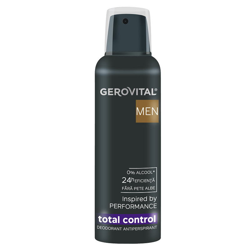Gerovital Men Deodorant Antiperspirant Total Control - 150 ml