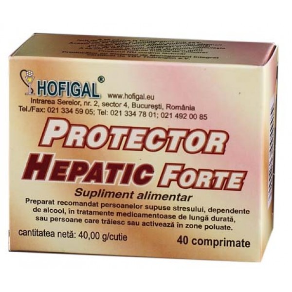 Protector Hepatic Forte 40 cpr Hofigal