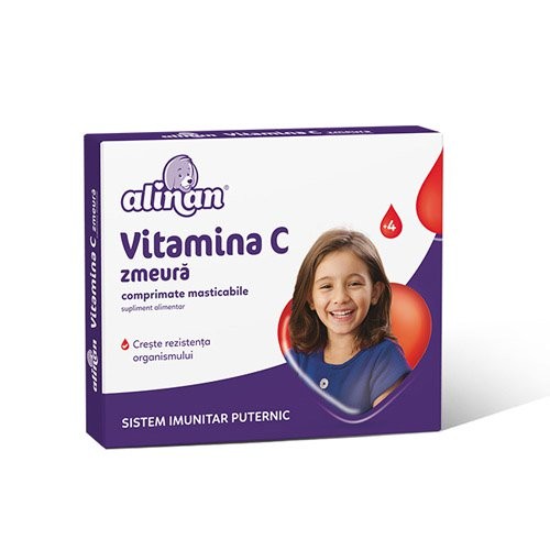 Alinan Vitamina C Zmeura - 20 cpr