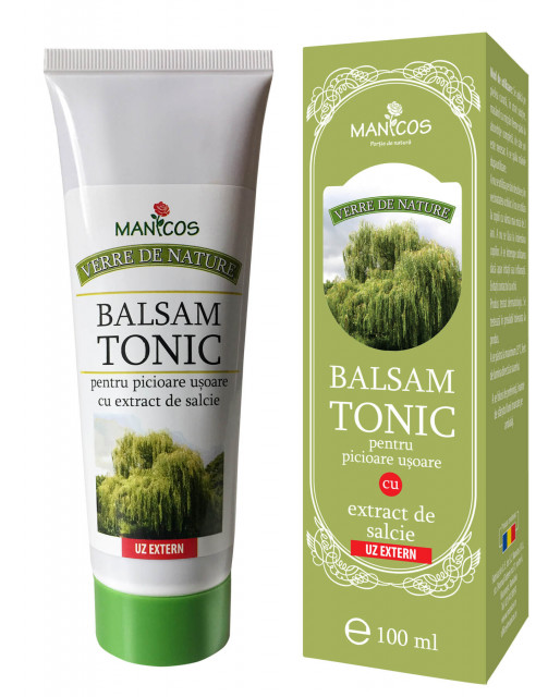 Balsam tonic pentru picioare usoare cu extract de salcie - 100 ml