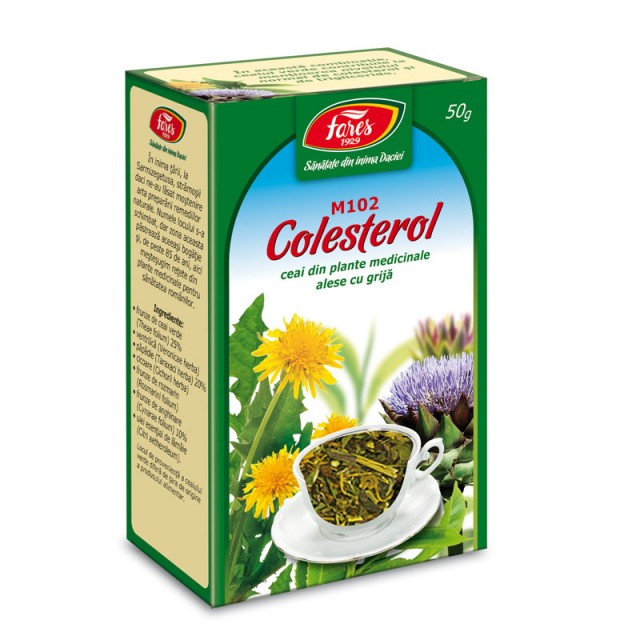 Ceai Colesterol M102 - 50 gr Fares