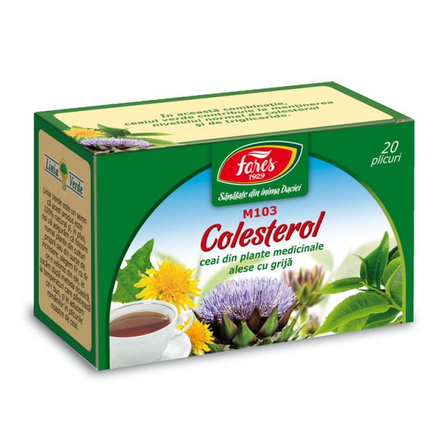 Ceai Colesterol M103 - 20 pl Fares
