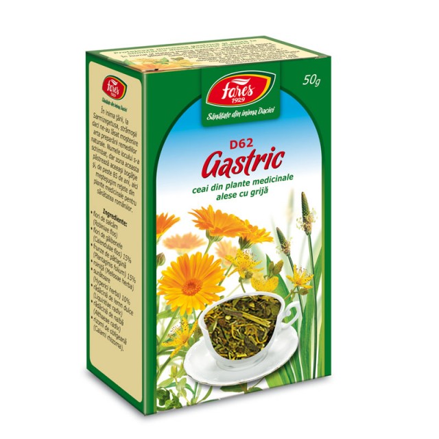 Ceai Gastric D62 - 50 gr Fares