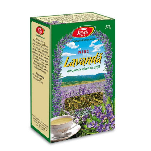 Ceai Lavanda - Flori N151 - 50 gr Fares
