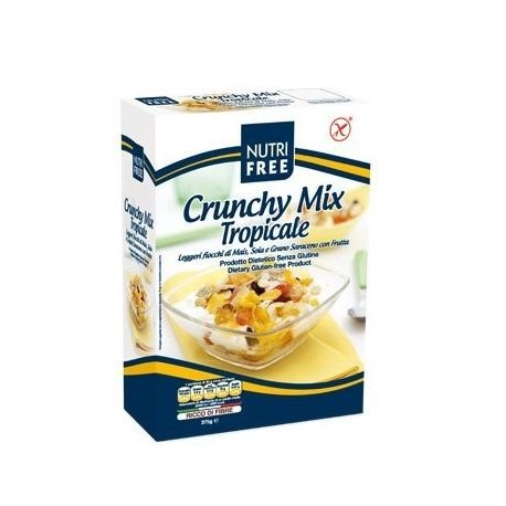 Crunchy Mix Tropicale - Fulgi de cereale cu fructe tropicale - 375 g - NutriFree