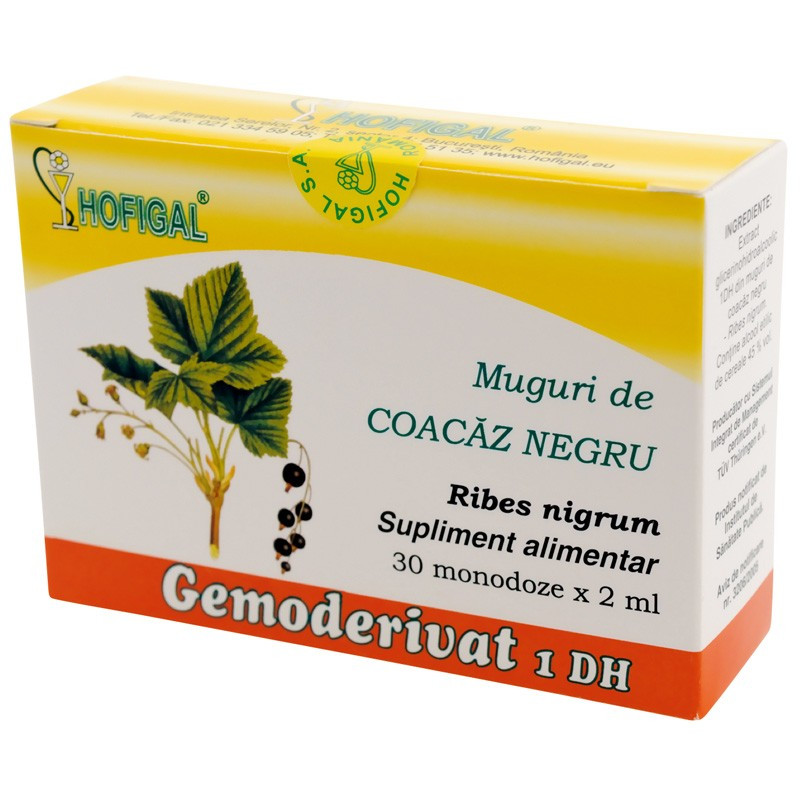 Muguri de Coacaz Negru Gemoderivat - 30 monodoze