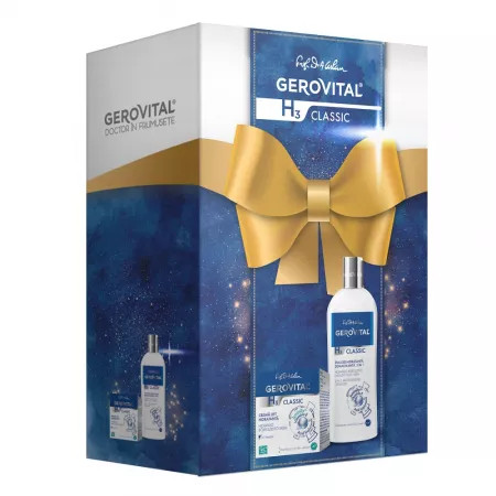 Set Gerovital H3 Classic Emulsie demachianta - 200 ml + Crema lift hidratanta - 50 ml