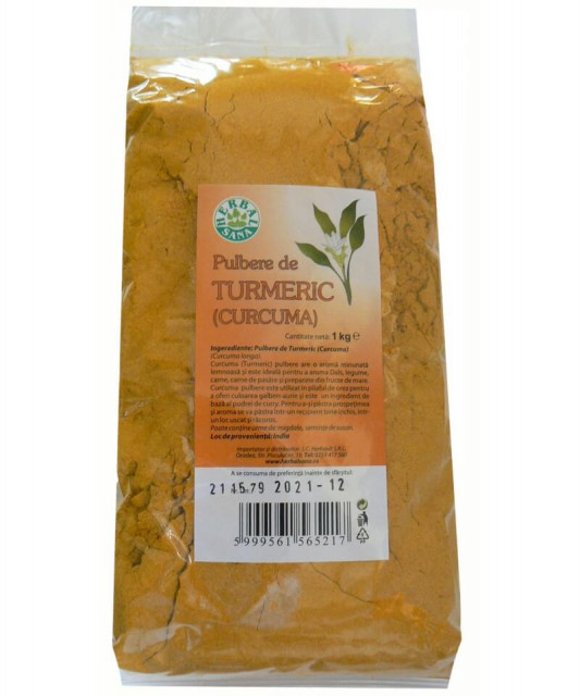 Turmeric pulbere - 1 kg Herbavit