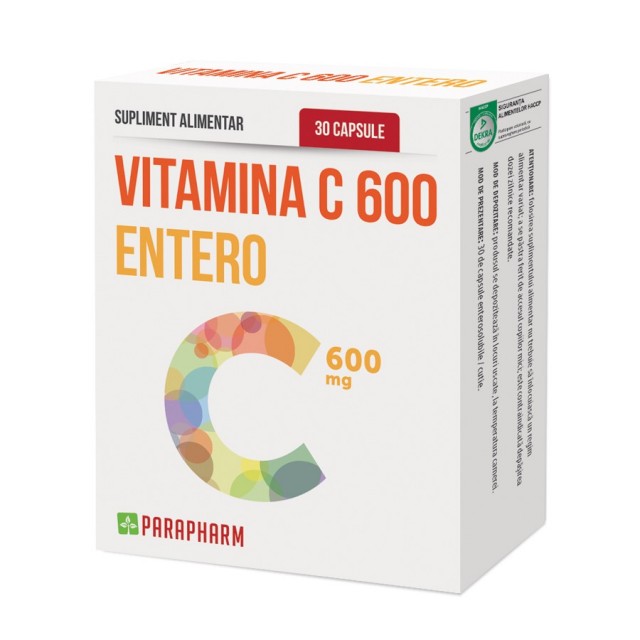 Vitamina C 600 Entero - 30 cps