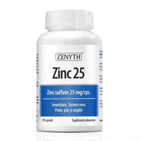 Zinc 25 sulfat de zinc 25 mg - 90 cps