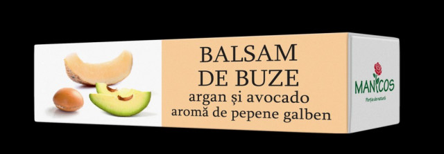 Balsam de buze cu ulei de argan, avocado si aroma de pepene galben - 4.8g