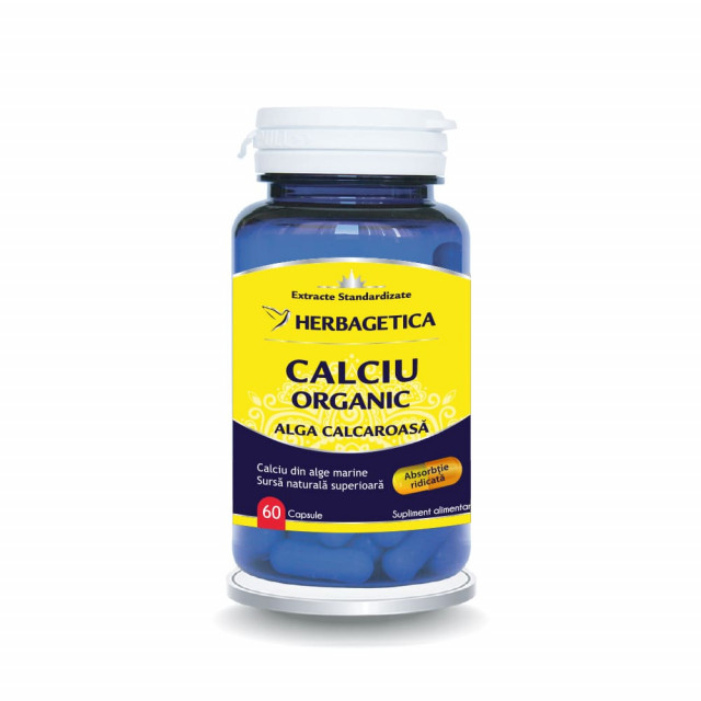 Calciu Organic 60 cps