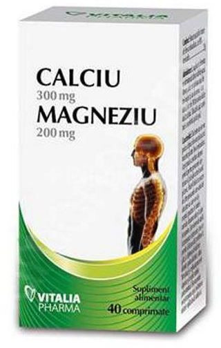 Calciu si Magneziu - 40 cpr