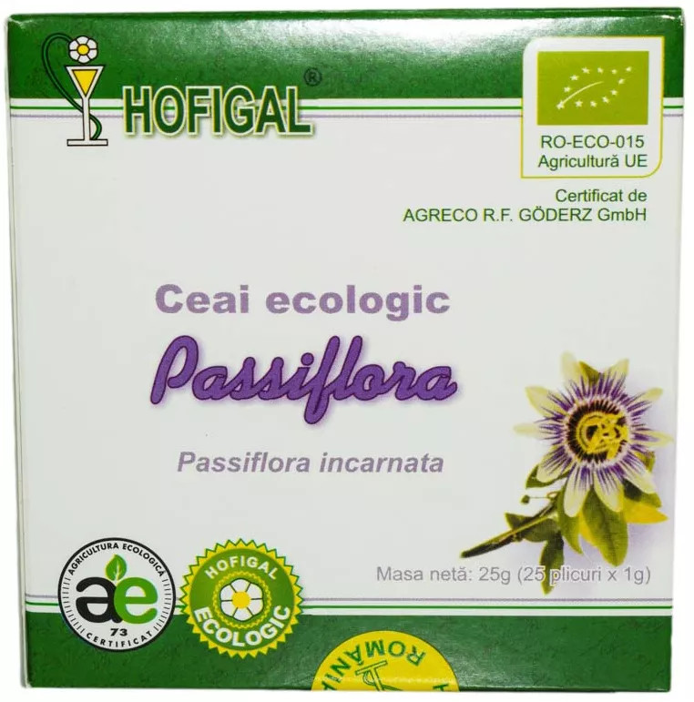 Ceai de Passiflora ECO - 25 dz