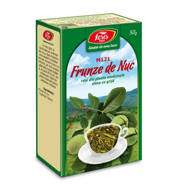Ceai Nuc - Frunze M121 - 50 gr Fares
