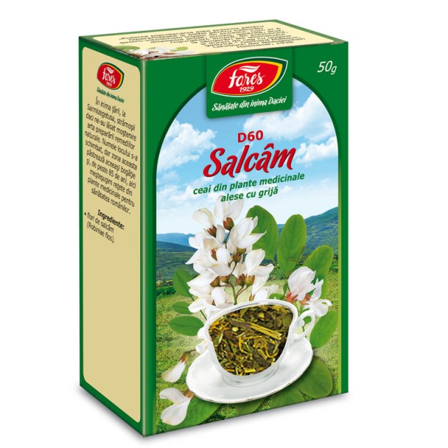 Ceai Salcam - Flori D60 - 50 gr Fares