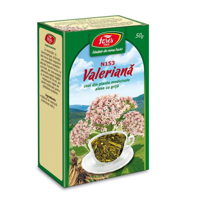 Ceai Valeriana - Radacina N153 - 50 gr Fares