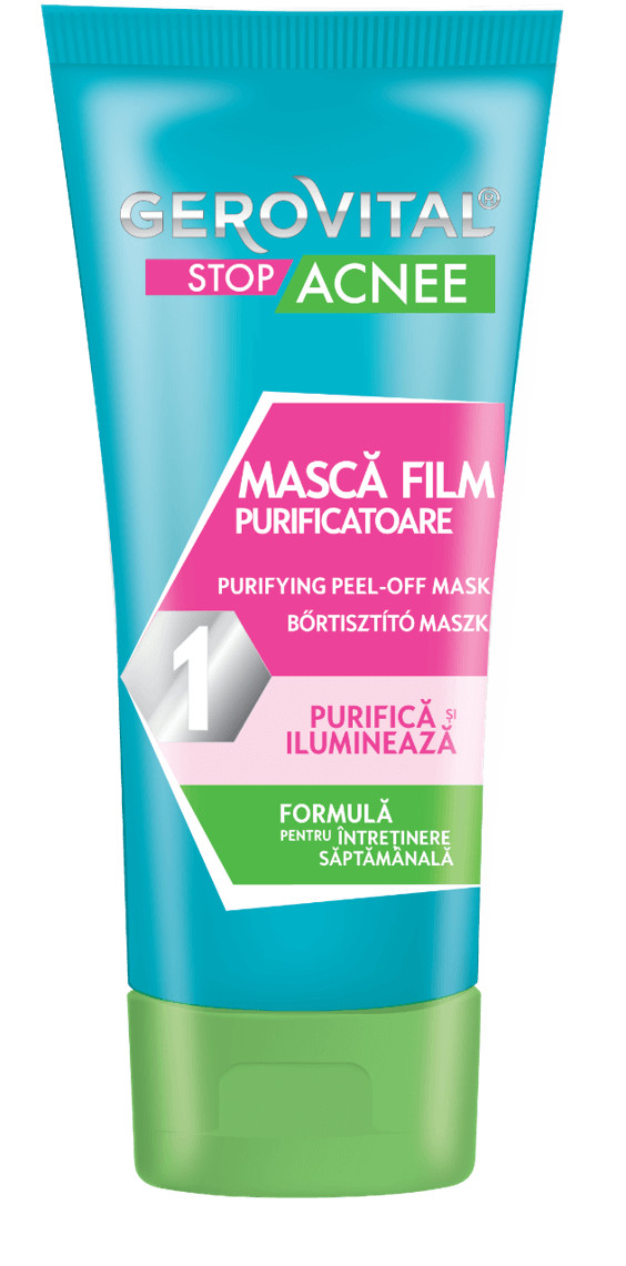 Gerovital Stop Acnee Masca Film Purificatoare - 100 ml