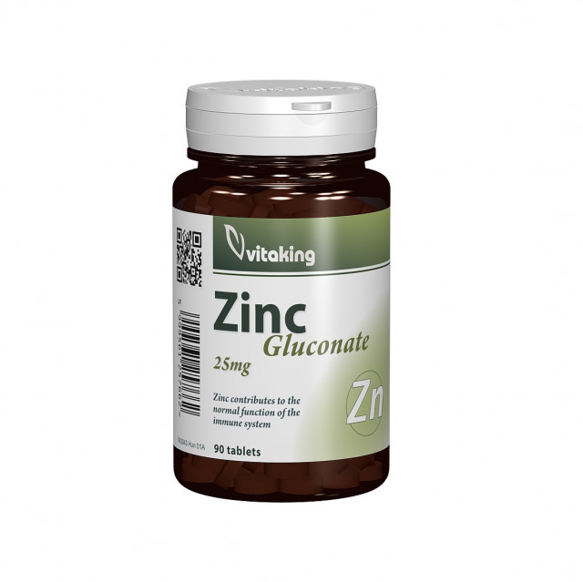 Gluconat de zinc 25 mg - 90 cpr