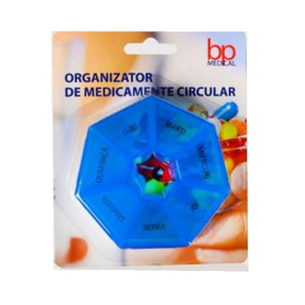 Organizator de medicamente circular