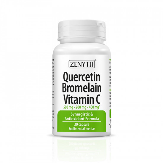 Quercetin Bromelain Vitamina C - 30 cps