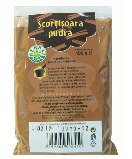 Scortisoara pudra - 100 g Herbavit