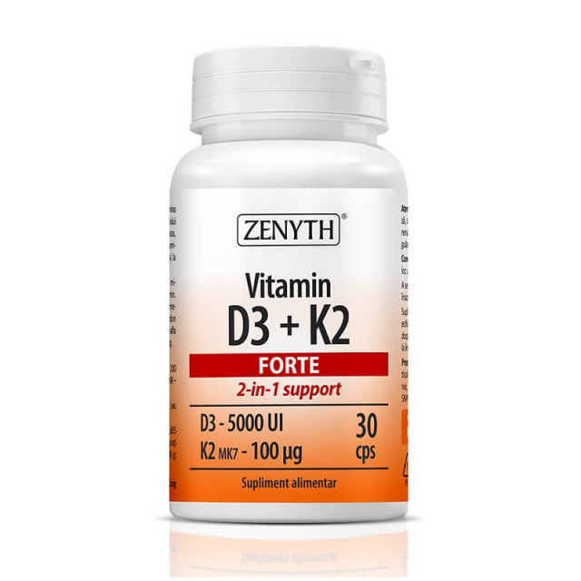 Vitamin D3 + K2 Forte - 30 cps
