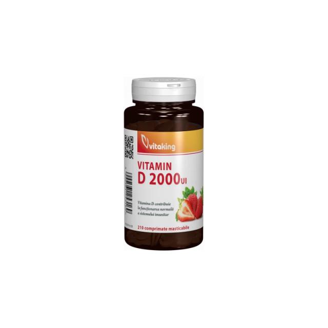 Vitamina D3 2000UI - 210 cpr masticabile