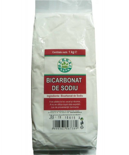 Bicarbonat de sodiu - 1 kg Herbavit