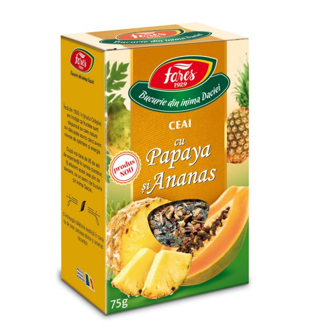 Ceai cu Papaya si Ananas - 75 gr Fares